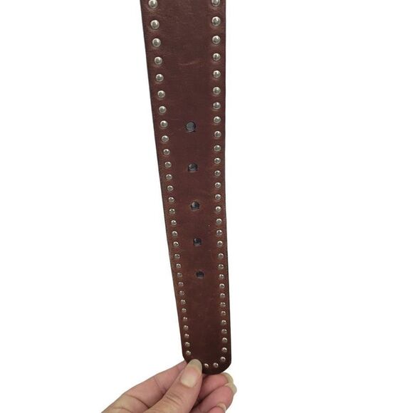 Womens Italian Leather Belt M 34\